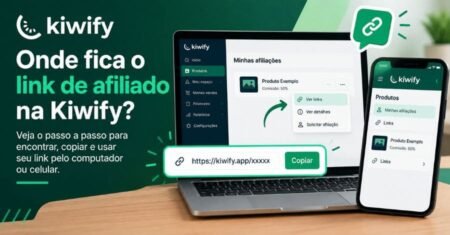 Onde fica o link de afiliado na Kiwify? Veja como encontrar